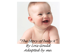 The Story of baby X
