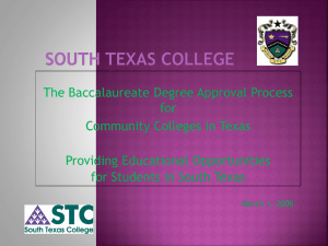 Slide 1 - Community College Baccalaureate Association