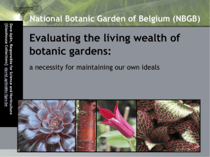 Evaluation - Botanic Gardens Conservation International