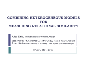NAACL-13-Relational Similarity-Deck
