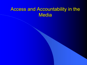 Access and Accountability
