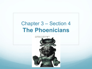The Phoenicians - Norwell Public Schools