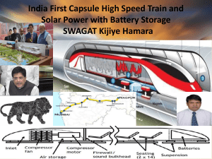 Presentation Hyper loop Train