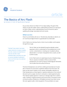 GE-The-Basics-of-Arc-Flash-Article GE Industrial Solutions 0