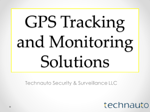 GPS Tracking and Monitoring Services