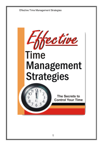 Effect Time Management