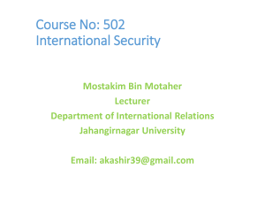 Difinition of Int Security Std