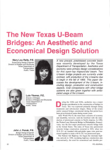 The New Texas U-Beam Bridges - An Aesthetic and Economical Design Solution
