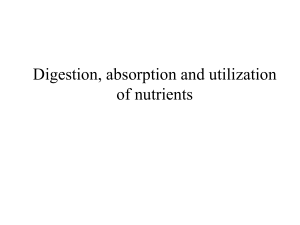 Week-1 03-Digestion, absorption and utilization of nutrients-A