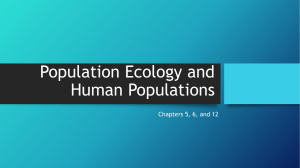Population Biology and Human Populations