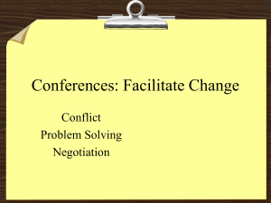 Conflict & Change Slides