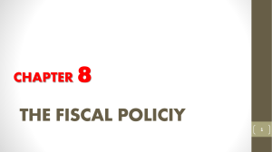 Topic 8 Fiscal Policy-student