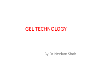 gel technology ppt
