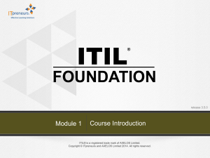ITL9320 FoundationwROYALCaseStudy Mod0 PPT.r3.5.0 Koenig