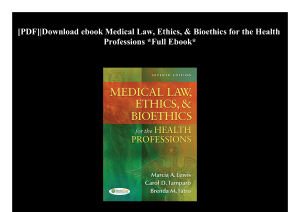 pdfdownloadebookmedicallawethicsbioethicsforthehealthprofessions-180329195109