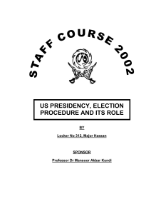 312-Hassan-US Presidency, Election procedure and Its Role