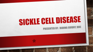Sickle Cell Presentation