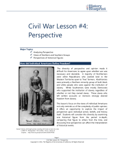 Civil War Lesson 4 (Perspective) final web