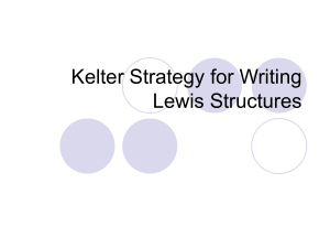 Kelter Strategy for Writing Lewis Structures