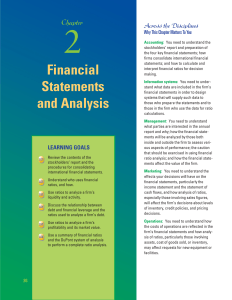 001 Financial Statements Analysis