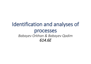 Process Identification steps