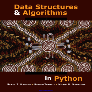 Data Structures and Algorithms in Python [Goodrich, Tamassia & Goldwasser 2013-03-18]