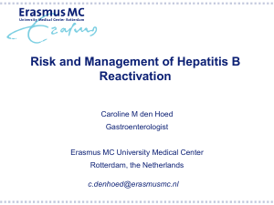 hepatitis b reactivation den   hoed
