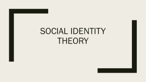 Social Identity Theory OB