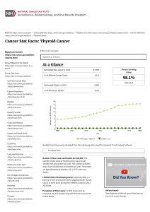 Thyroid Cancer - Cancer Stat Facts