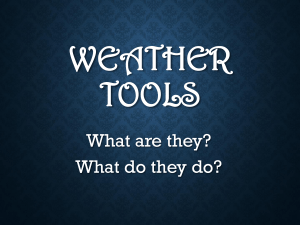 weather tools ppt