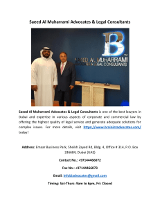 Best Lawyer in Dubai