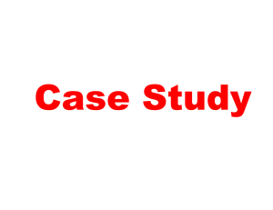 Case Study ischemia