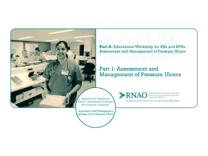 Assessment and Management of Pressure Ulcers - Part A (1)
