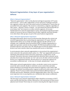 Network Segmentation - May 2014 - v3