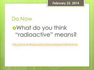 8 Radioactivity