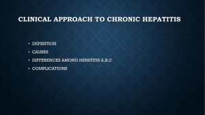 CLINICAL SPECTRUM OF HEPATITIS