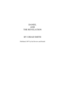 DANIEL AND THE REVELATION BY URIAH SMITH