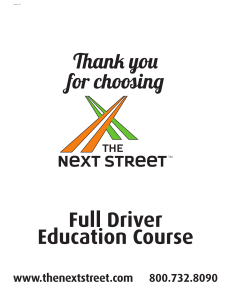 Full Driver Education Course Combined