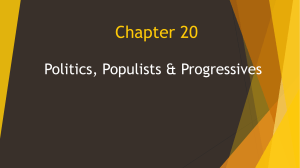 Henretta - Chapter 20 - Politics & Progressives