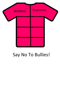 Anti-bullying Poster Design - Pink Shirt