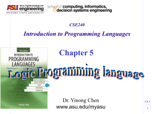 24 Chapter 5 Prolog Basics