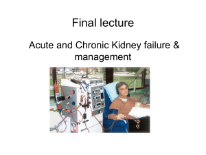 Acute and Chronic Kidney Failure and Management from Ignatavicius Medical-Surgical Nursing