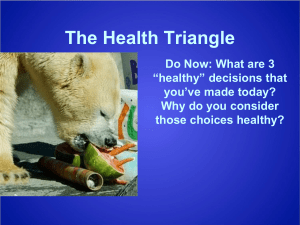 Health Triangle Powerpoint