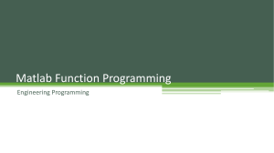 Function Pgrmng