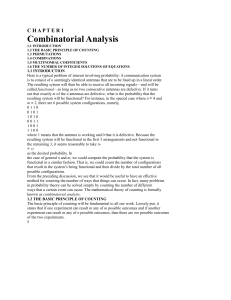 Combinatorial Analysis