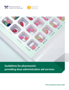 PSA Dose Administration Aid Guidelines 2019