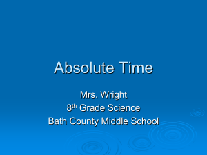 Absolute Time ppt