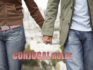 conjugal roles introduction