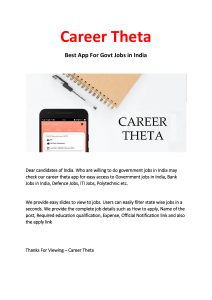 Best App For Govt Jobs in India