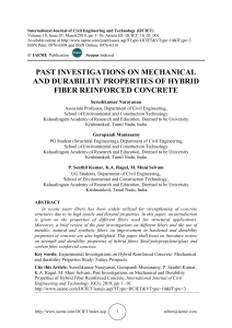  PAST INVESTIGATIONS ON MECHANICAL AND DURABILITY PROPERTIES OF HYBRID FIBER REINFORCED CONCRETE